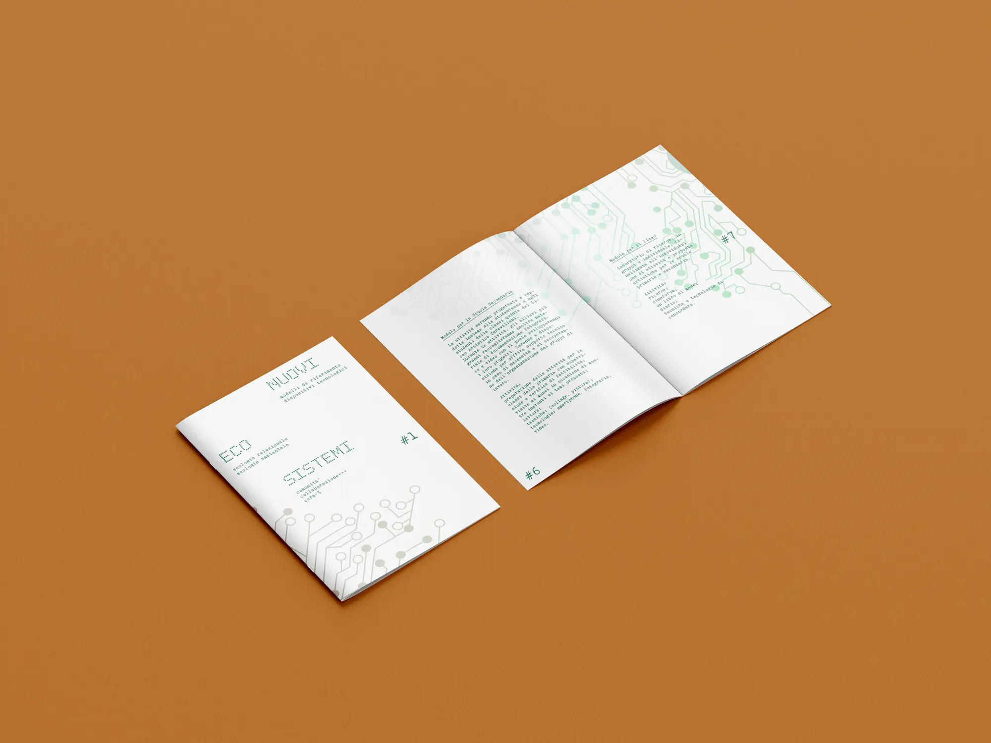 Brochure per campagna laboratori Nuovi Ecosistemi